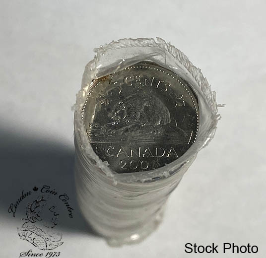 Canada: 2001 P 5 Cent Original Roll (40 Coins)
